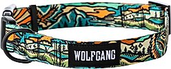 Wolfgang Heavy Duty WildWolf Adjustable Wide Venture Dog Collar with Quick Release, Large: 18 to 26-in neck, 1.25-in wide