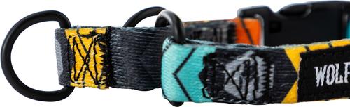 Show full view: Wolfgang Heavy Duty ChevTech Martingale Dog Collar with Quick Release, Medium: 12 to 18-in neck, 1-in wide slide 2 of 7