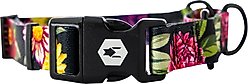Wolfgang Heavy Duty DarkFloral Martingale Dog Collar with Quick Release, Large: 18 to 26-in neck, 1-in wide slide 2 of 7