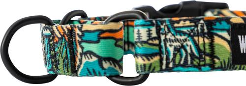 Show full view: Wolfgang Heavy Duty WildWolf Martingale Dog Collar with Quick Release, Medium: 12 to 18-in neck, 1-in wide slide 6 of 8