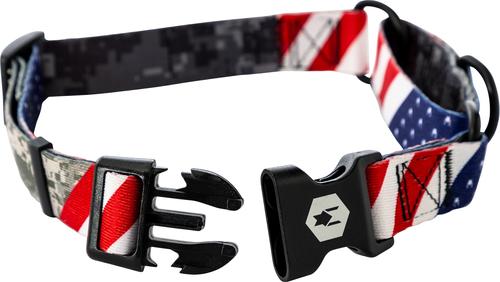 Show full view: Wolfgang Heavy Duty DigitalDog Martingale Dog Collar with Quick Release, Medium: 12 to 18-in neck, 1-in wide slide 5 of 8