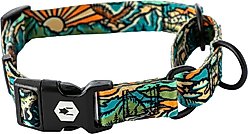 Wolfgang Heavy Duty WildWolf Martingale Dog Collar with Quick Release, Large: 18 to 26-in neck, 1-in wide