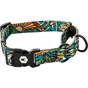 Euro-Dog Modern Leather Martingale Dog Collar