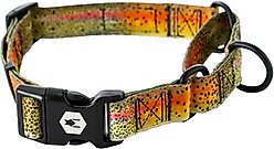 Wolfgang Heavy Duty CutBow Martingale Dog Collar with Quick Release, Medium: 12 to 18-in neck, 1-in wide