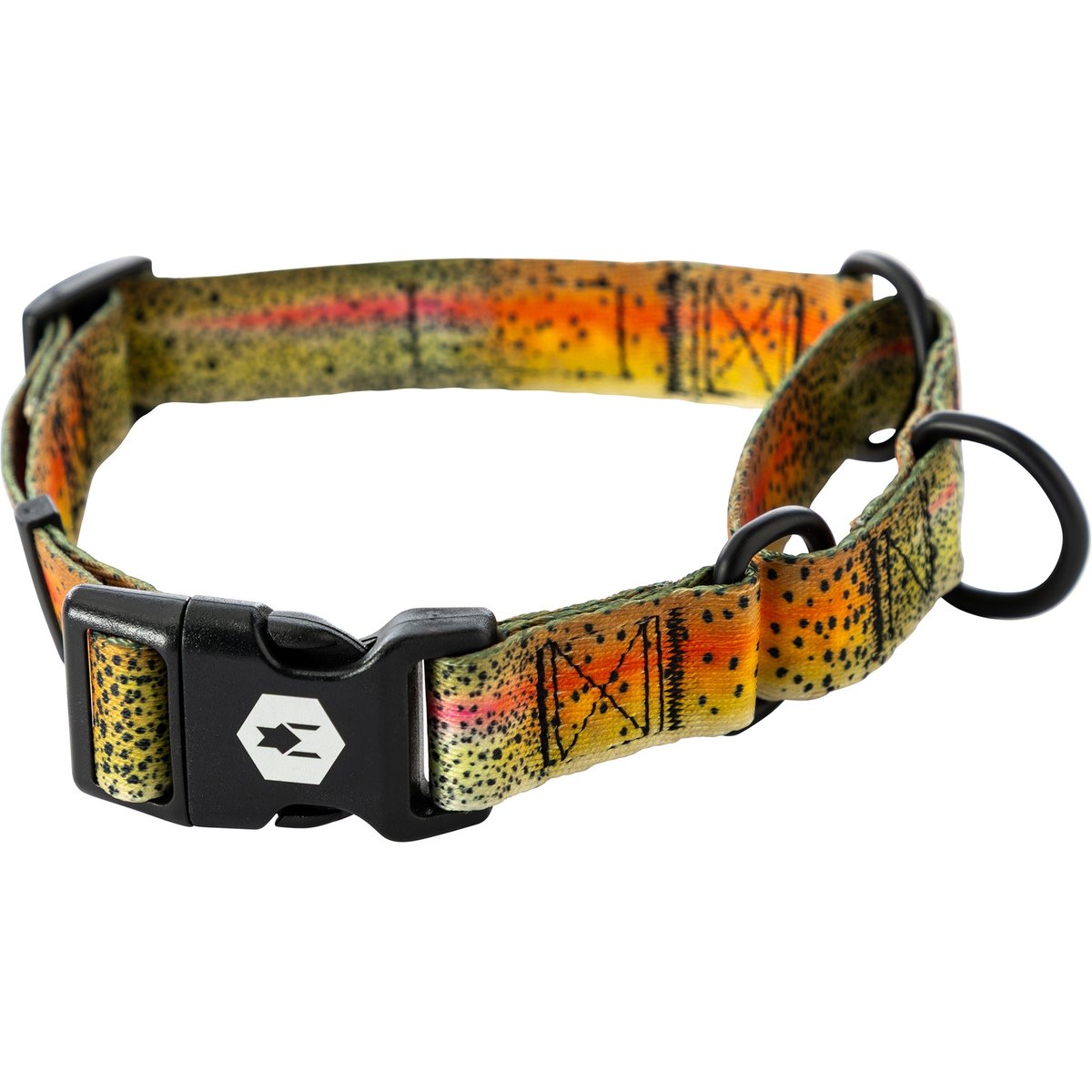Wolfgang Heavy Duty CutBow Martingale Dog Collar with Quick Release, Medium: 12 to 18-in neck, 1-in wide