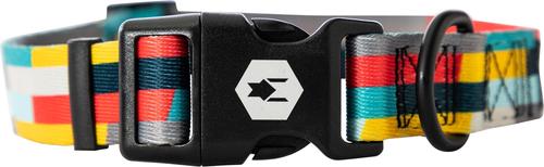 Show full view: Wolfgang Heavy Duty MixTape Adjustable Dog Collar with Quick Release, Medium: 12 to 18-in neck, 1-in wide slide 5 of 6