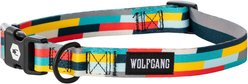 Wolfgang Heavy Duty MixTape Adjustable Dog Collar with Quick Release, Medium: 12 to 18-in neck, 1-in wide