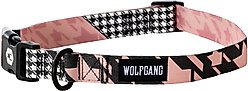 Wolfgang Heavy Duty HoundsPink Adjustable Dog Collar with Quick Release, Medium: 12 to 18-in neck, 1-in wide