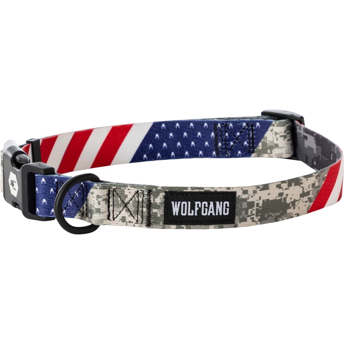 Wolfgang Heavy Duty DigitalDog Adjustable Dog Collar with Quick Release, Small: 8 to 12-in neck, 5/8-in wide