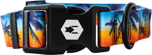 Show full view: Wolfgang Heavy Duty SunsetPalms Adjustable Dog Collar with Quick Release, Large: 18 to 26-in neck, 1-in wide slide 6 of 7