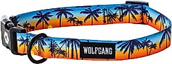 Wolfgang Heavy Duty SunsetPalms Adjustable Dog Collar with Quick Release, Medium: 12 to 18-in neck, 1-in wide