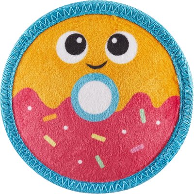 Outward Hound Outward Hound Tough Skinz Donut Squeaky Dog Toy, Multicolor, Small