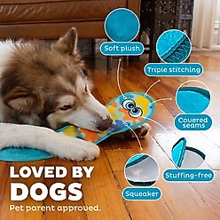 Outward Hound Tough Skinz Snake Plush Dog Toy slide 2 of 7