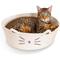 Show in main carousel: Catstages Retreat 2-in-1 Bolster with Removable Cover, Cushion, Plush & Cotton Rope Cat Bed, White slide 1 of 11