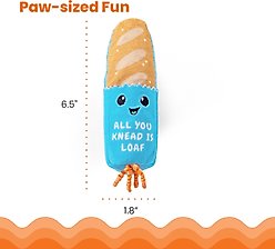 Catstages Loaf Kicker Cat Dental Toy with Catnip, Blue slide 2 of 8