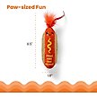 Show in main carousel: Catstages Hot Dog Themed Stuffed Kicker & Dental Cat Toy with Catnip, Brown slide 5 of 10