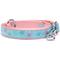 Show in main carousel: The Worthy Dog Starfish Floral Dog Leash, Blue, Large: 5-ft long, 1-in wide slide 1 of 4
