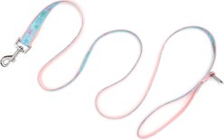 The Worthy Dog Starfish Floral Dog Leash, Blue, Large: 5-ft long, 1-in wide slide 2 of 4