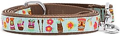 The Worthy Dog Tiki Time Dog Leash, Blue, Small: 5-ft long, 5/8-in wide slide 1 of 4