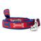 Show in main carousel: The Worthy Dog Preppy Bones Dog Leash, Red/White/Blue, Small: 5-ft long, 5/8-in wide slide 1 of 5