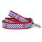 Show in main carousel: The Worthy Dog Navy Stripe Anchors Dog Leash, Navy, Large: 5-ft long, 1-in wide slide 1 of 5