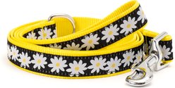 The Worthy Dog Lazy Daisy Dog Leash, Black, Small: 5-ft long, 5/8-in wide