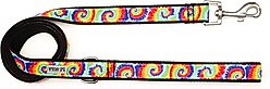 The Worthy Dog Kaleidoscope Dog Leash, Multicolored, Large: 5-ft long, 1-in wide slide 2 of 3