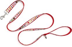 The Worthy Dog Home Run Dog Leash, Blue, Small: 5-ft long, 5/8-in wide slide 2 of 3