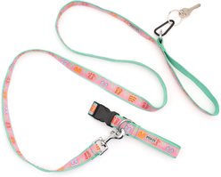 The Worthy Dog Flip Flops Dog Collar, Pink, Large: 14 to 20-in neck, 1-in wide slide 2 of 6