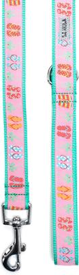 Show full view: The Worthy Dog Flip Flops Dog Leash, Pink, Small: 5-ft long, 5/8-in wide slide 2 of 5