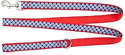 The Worthy Dog Daisies Dog Leash, Navy, Large: 5-ft long, 1-in wide slide 2 of 4
