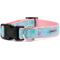 Show in main carousel: The Worthy Dog Starfish Floral Dog Collar, Blue, X-Large: 17 to 23-in neck, 1-in wide slide 2 of 3