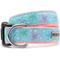 Show in main carousel: The Worthy Dog Starfish Floral Dog Collar, Blue, X-Large: 17 to 23-in neck, 1-in wide slide 1 of 3