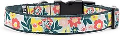 The Worthy Dog Spring Bouquet Dog Collar, Green, X-Small: 5 to 11-in neck, 1/2-in wide slide 2 of 5