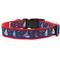 Show in main carousel: The Worthy Dog Sailboats Dog Collar, Navy, X-Large: 17 to 23-in neck, 1-in wide slide 4 of 5