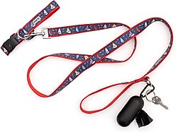 The Worthy Dog Sailboats Dog Collar, Navy, Small: 8 to 14-in neck, 5/8-in wide slide 2 of 5