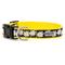 Show in main carousel: The Worthy Dog Lazy Daisy Dog Collar, Black, Small: 8 to 14-in neck, 5/8-in wide slide 2 of 4