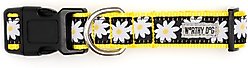 The Worthy Dog Lazy Daisy Dog Collar, Black, Small: 8 to 14-in neck, 5/8-in wide slide 2 of 4