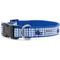 Show in main carousel: The Worthy Dog Gingham Whales Dog Collar, Blue, Small: 8 to 14-in neck, 5/8-in wide slide 3 of 6