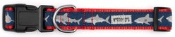 The Worthy Dog Jaws Dog Collar, Blue, X-Large: 17 to 23-in neck, 1-in wide slide 2 of 3