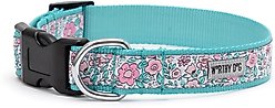 The Worthy Dog Garden Party Dog Collar, Pink, Small: 8 to 14-in neck, 5/8-in wide slide 2 of 4