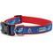 Show in main carousel: The Worthy Dog Chomp Dog Collar, Blue, Medium: 11 to 17-in neck, 1-in wide slide 4 of 5