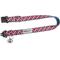 Show in main carousel: The Worthy Dog Bias Stars & Stripes Cat Collar, Red/White/Blue, 9 to 11-in neck, 1/2-in wide slide 3 of 3