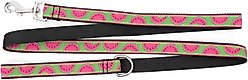 The Worthy Dog Watermelon Dog Leash, Green, Small: 5-ft long, 5/8-in wide slide 2 of 3