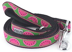 The Worthy Dog Watermelon Dog Leash, Green, Small: 5-ft long, 5/8-in wide