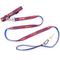 Show in main carousel: The Worthy Dog Preppy Bones Dog Leash, Red/White/Blue, Small: 5-ft long, 5/8-in wide slide 5 of 5