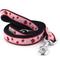 Show in main carousel: The Worthy Dog Ladybug Dog Leash, Pink, Small: 5-ft long, 5/8-in wide slide 1 of 3