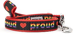 The Worthy Dog Proud Dog Leash, Black Multicolored, Small: 5-ft long, 5/8-in wide