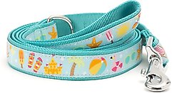 The Worthy Dog Life's a Beach Dog Leash, Mint Green, Small: 5-ft long, 5/8-in wide