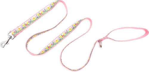 Show full view: The Worthy Dog Hello Spring Dog Leash, Blue, Small: 5-ft long, 5/8-in wide slide 3 of 3